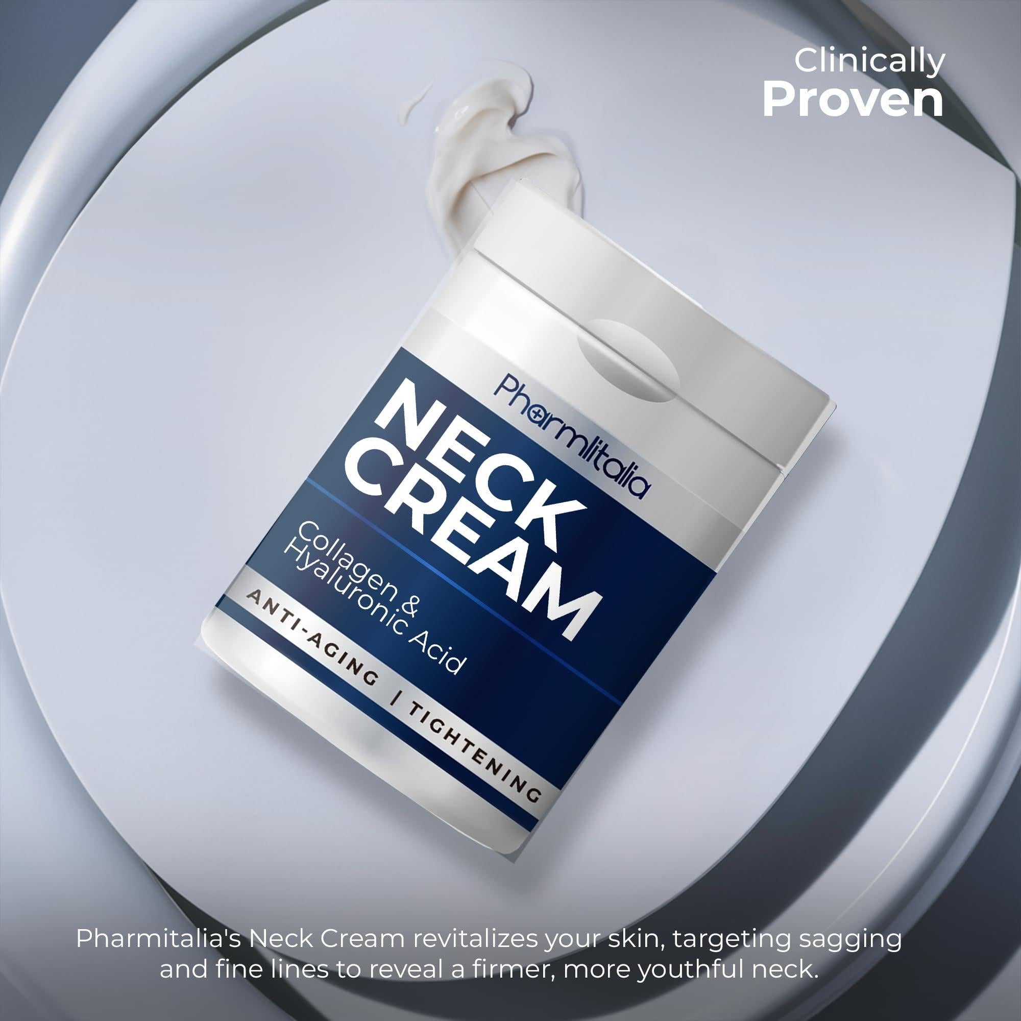 Neck Firming and Tightening Cream with Collagen & Hyaluronic Acid   Anti aging Neck Cream for Lifting and Wrinkles for an Even Skin Tone   Neck Firming Cream   Best for Tightening Sagging Skin