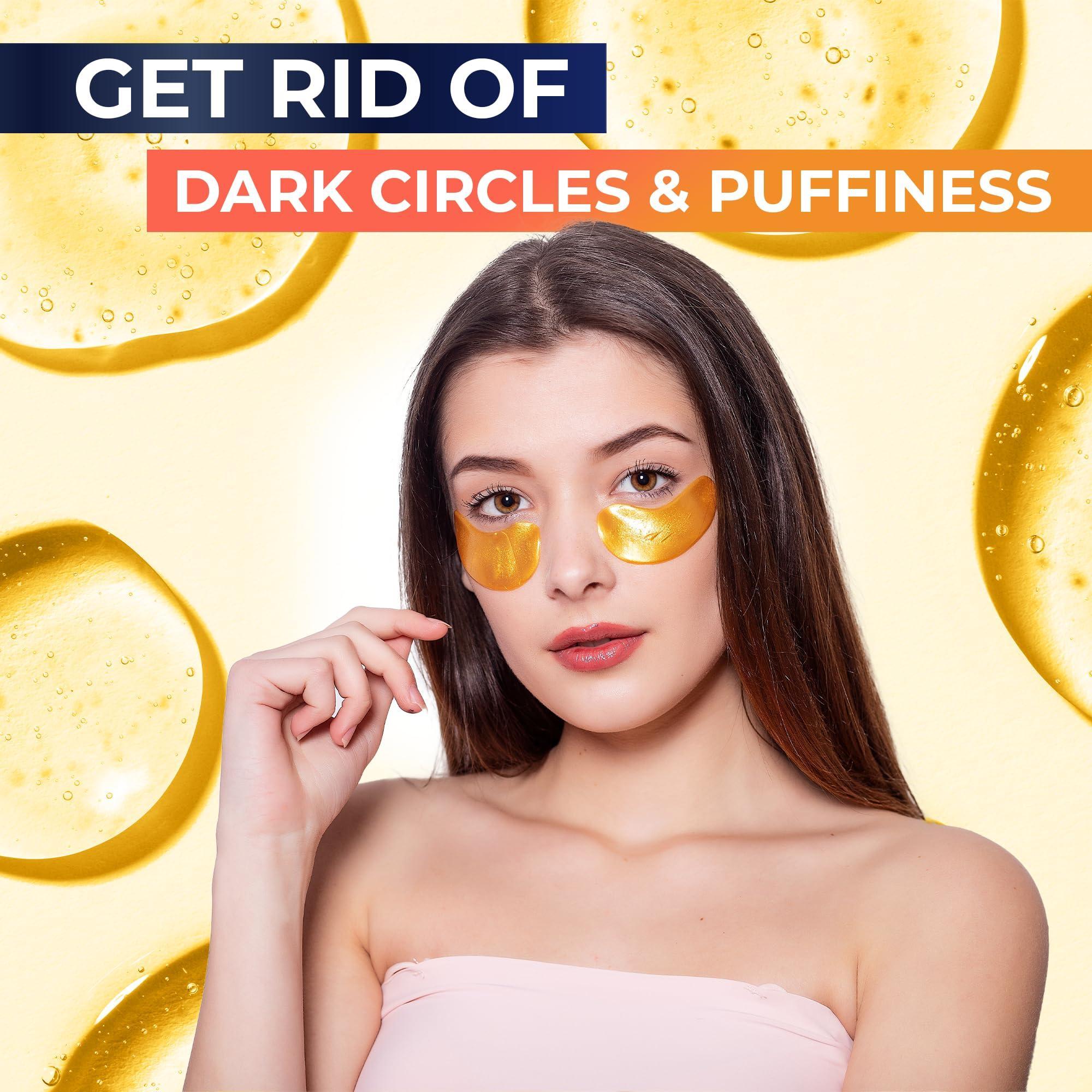 Under Eye Patches For Puffy Eyes And Dark Circles   30 Pair Eye Masks Anti Aging Collagen Hyaluronic Acid  Under Eye Mask for Removing Dark Circles Puffiness & Wrinkles Refresh Your Skin