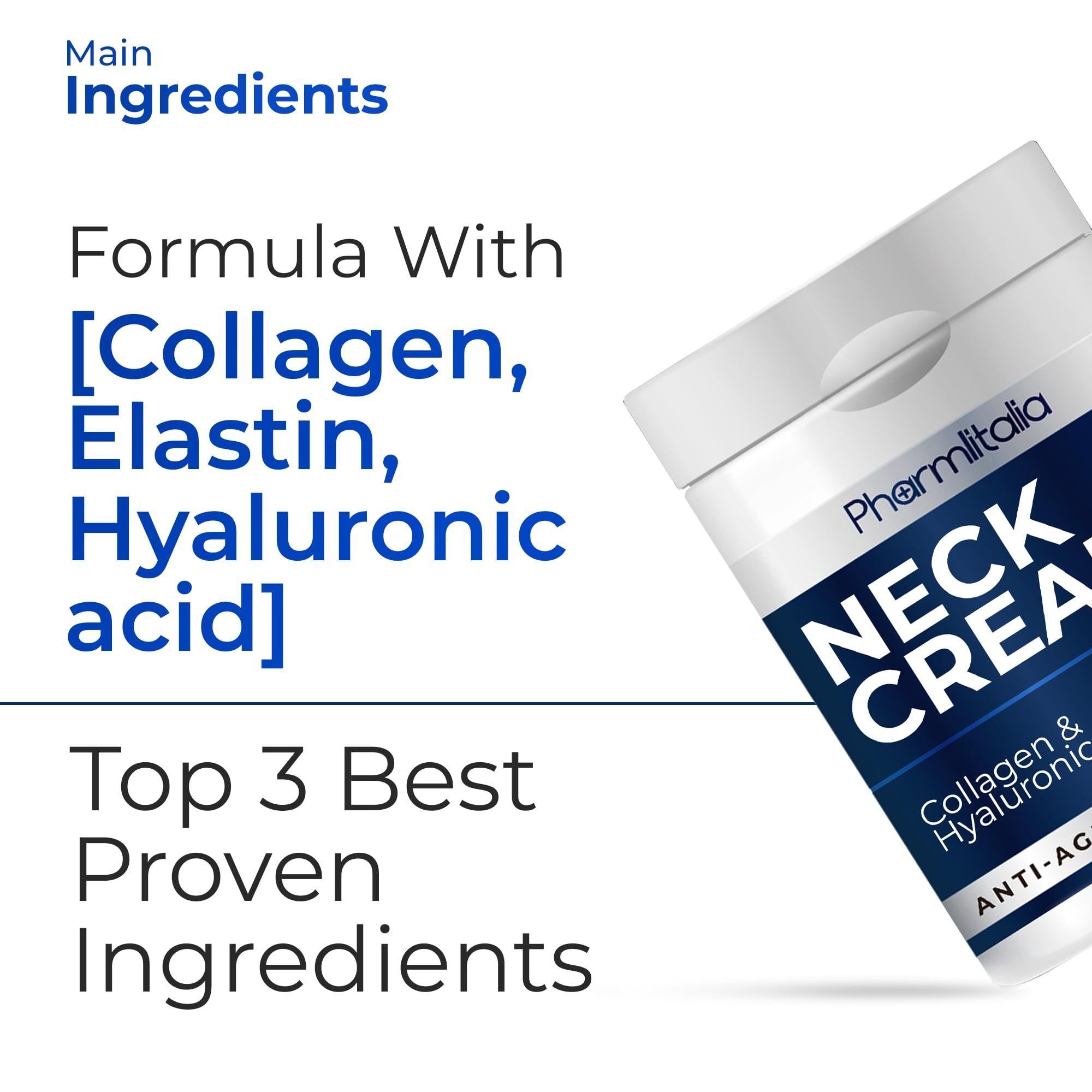 Neck Firming and Tightening Cream with Collagen & Hyaluronic Acid   Anti aging Neck Cream for Lifting and Wrinkles for an Even Skin Tone   Neck Firming Cream   Best for Tightening Sagging Skin