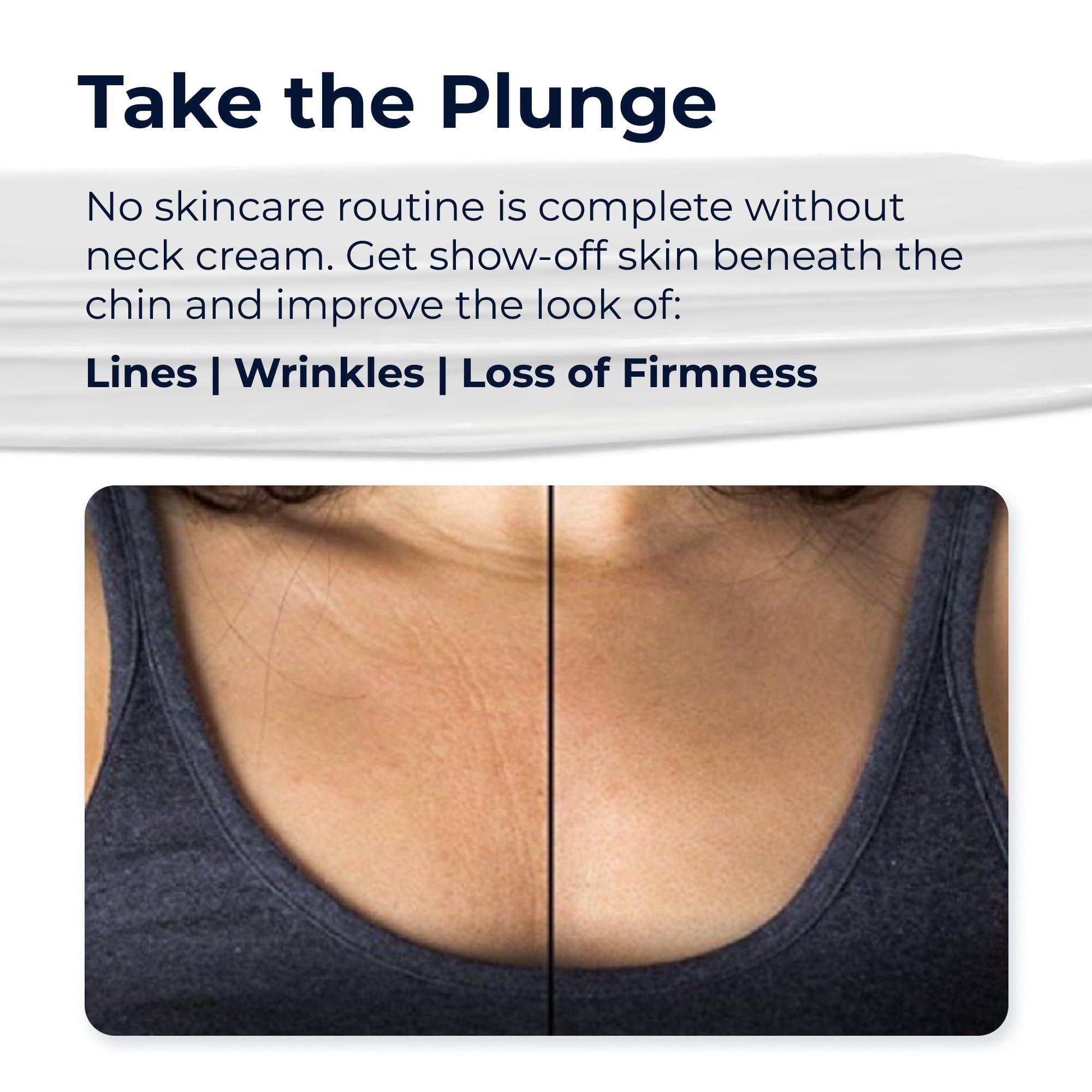 Neck Firming and Tightening Cream with Collagen & Hyaluronic Acid   Anti aging Neck Cream for Lifting and Wrinkles for an Even Skin Tone   Neck Firming Cream   Best for Tightening Sagging Skin
