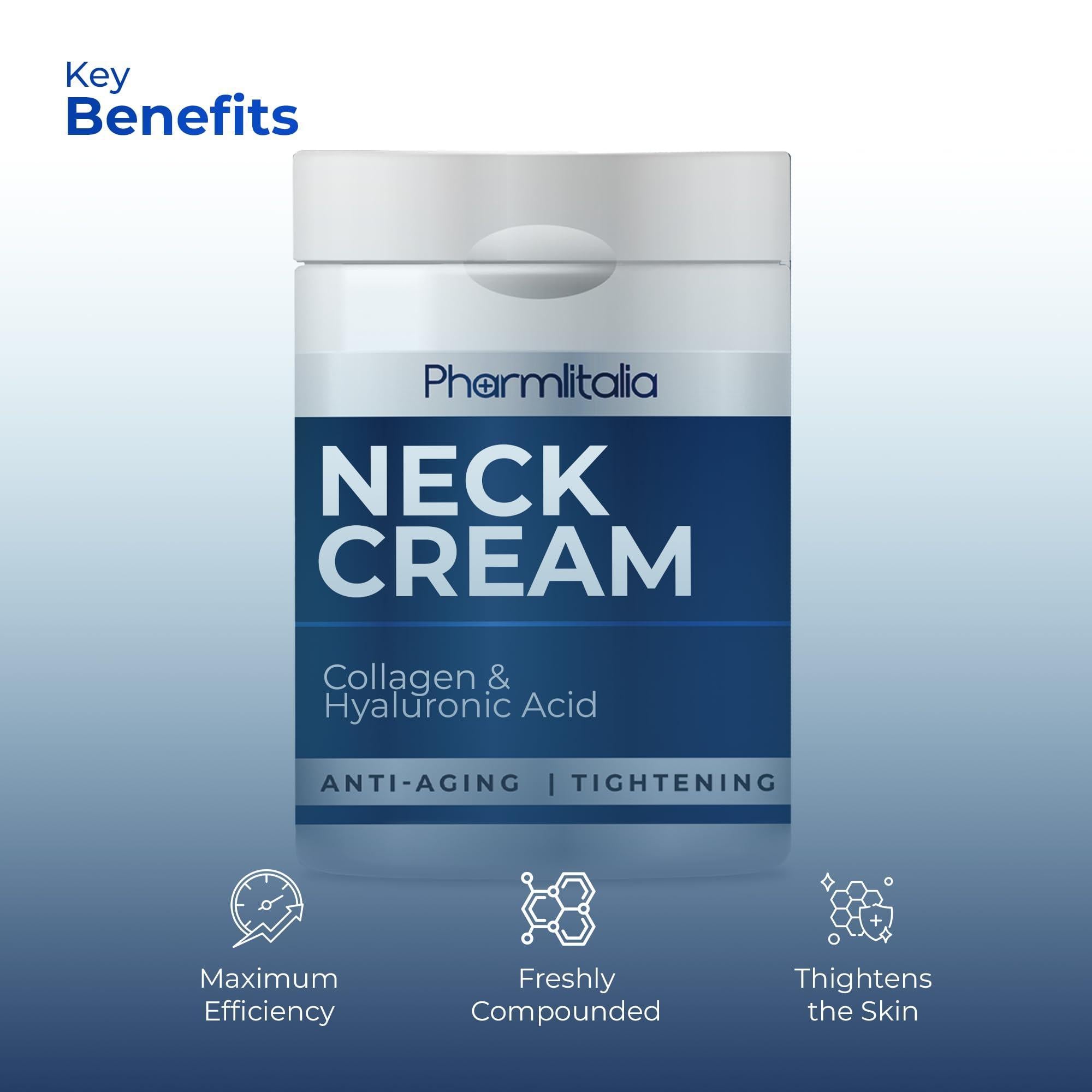 Neck Firming and Tightening Cream with Collagen & Hyaluronic Acid   Anti aging Neck Cream for Lifting and Wrinkles for an Even Skin Tone   Neck Firming Cream   Best for Tightening Sagging Skin