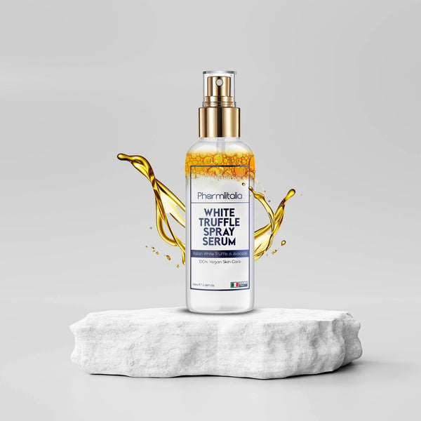 Italian White Truffle Spray Serum   Vegan Skin Care   Face Mist Hydrating Spray with Avocado & White Truffles   Face Serum for Radiant Skin   3.38 Fl Oz